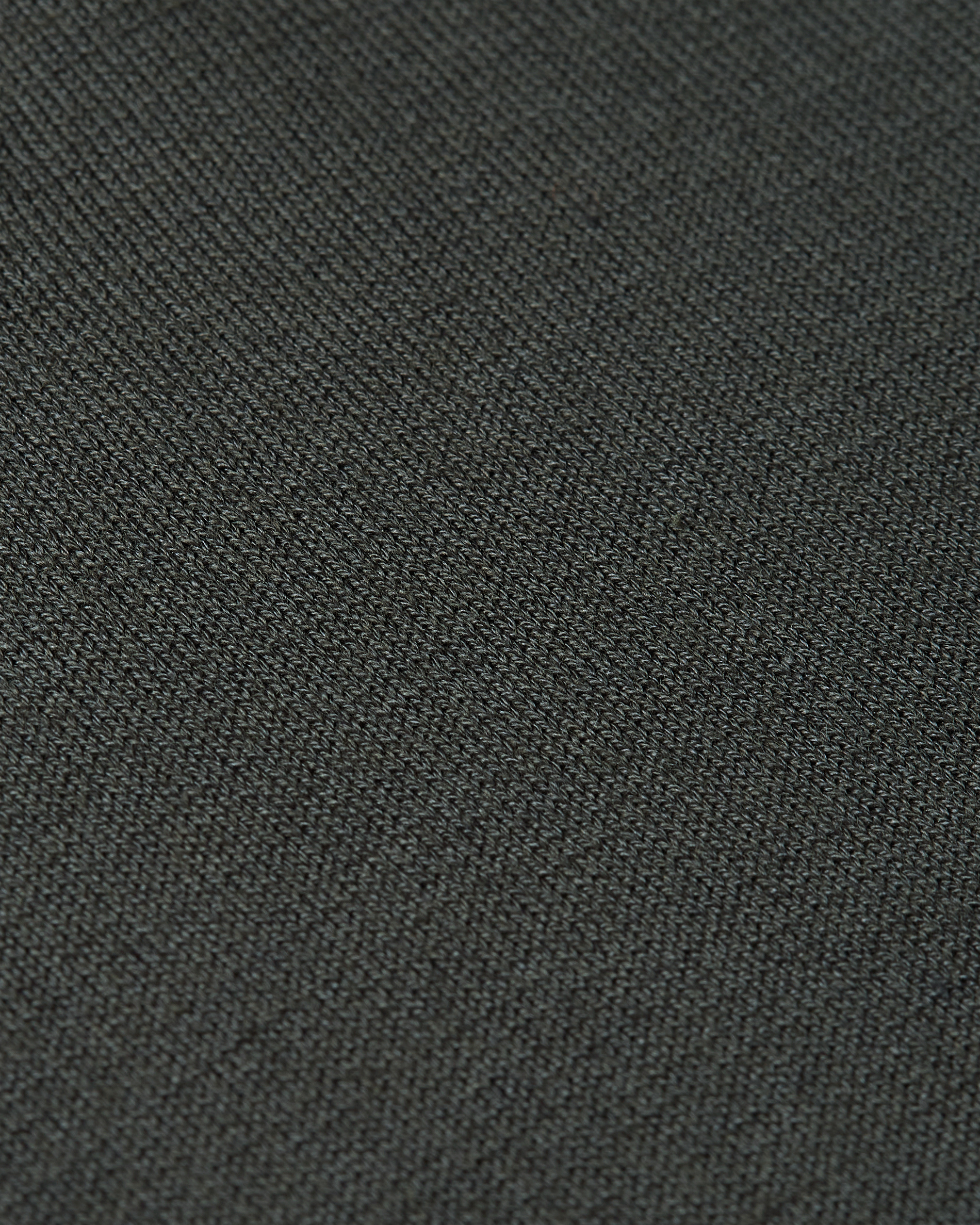 Knitted Long-sleeve Polo Dark Grey
