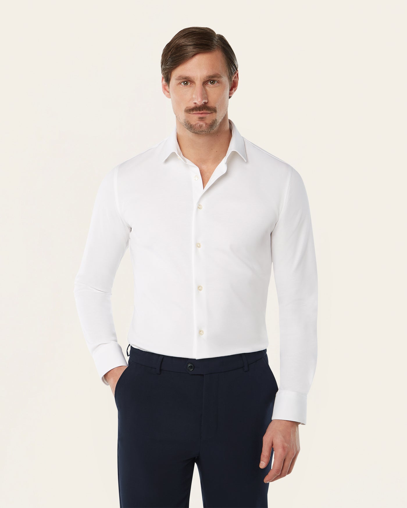 Overshirt & Knitted non-iron shirt bundle