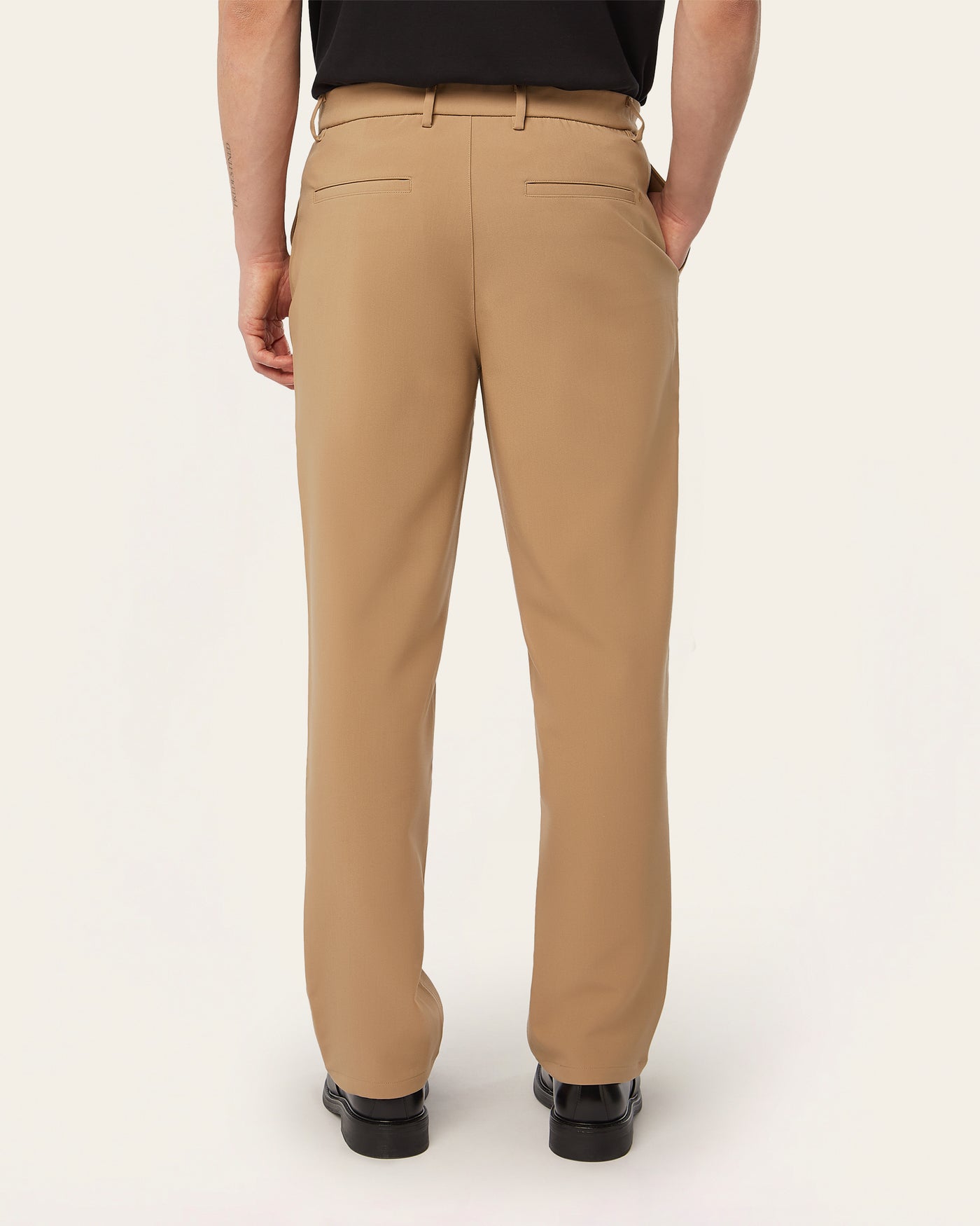 Straight Classic Pants Light Camel