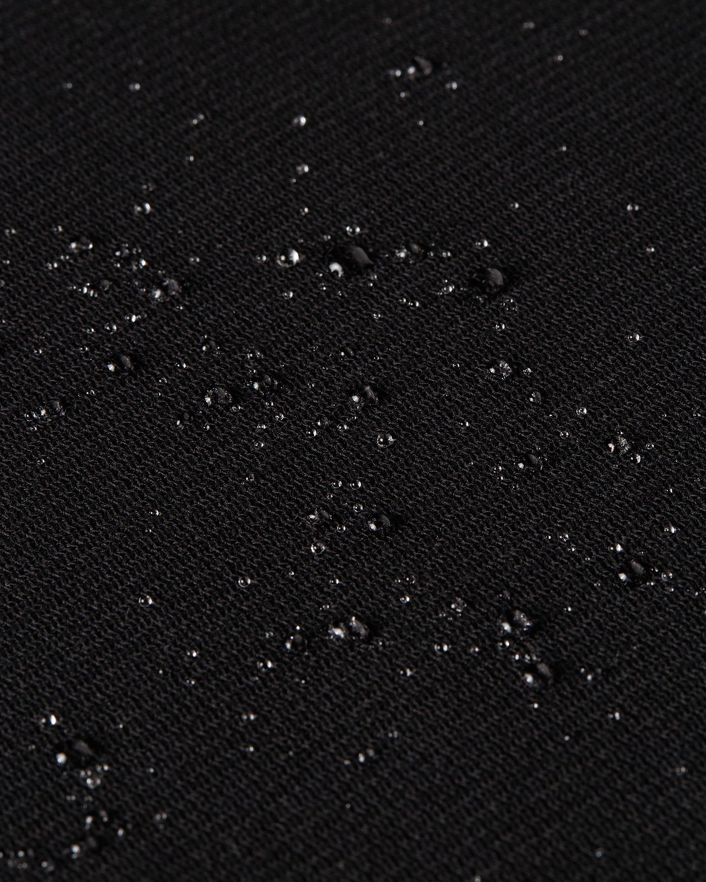 Relaxed Zip Polo Black