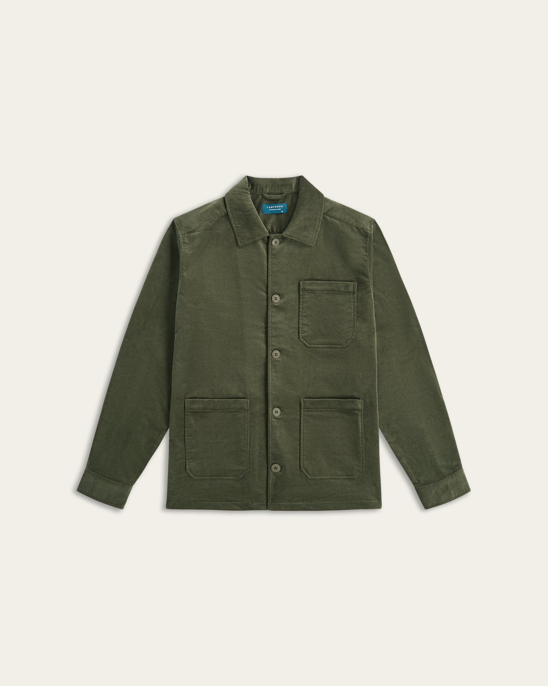 Cordruoy Shirt Jacket Dark Olive