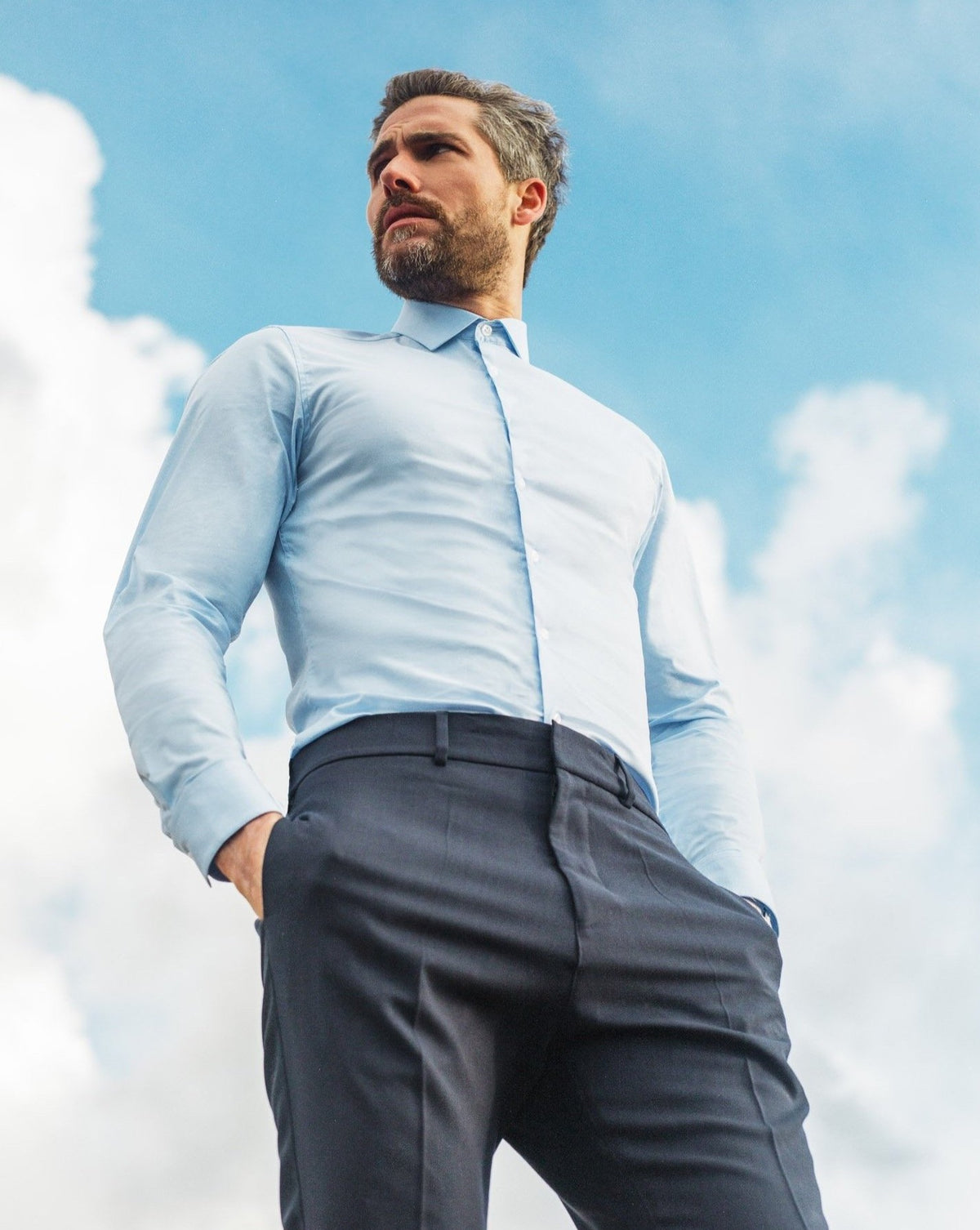 Prior tech: Classic shirt blue