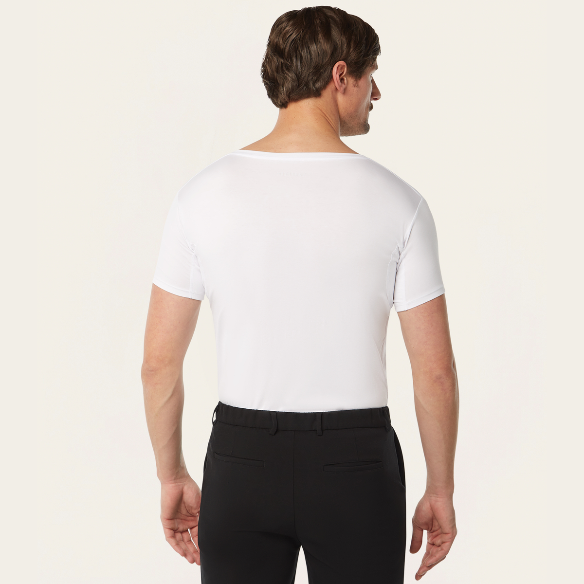 V-neck Sweat-proof undershirt white