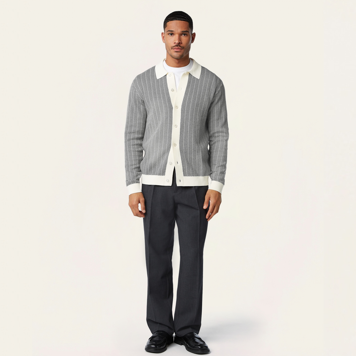 Schöne Cardigan Dark Grey