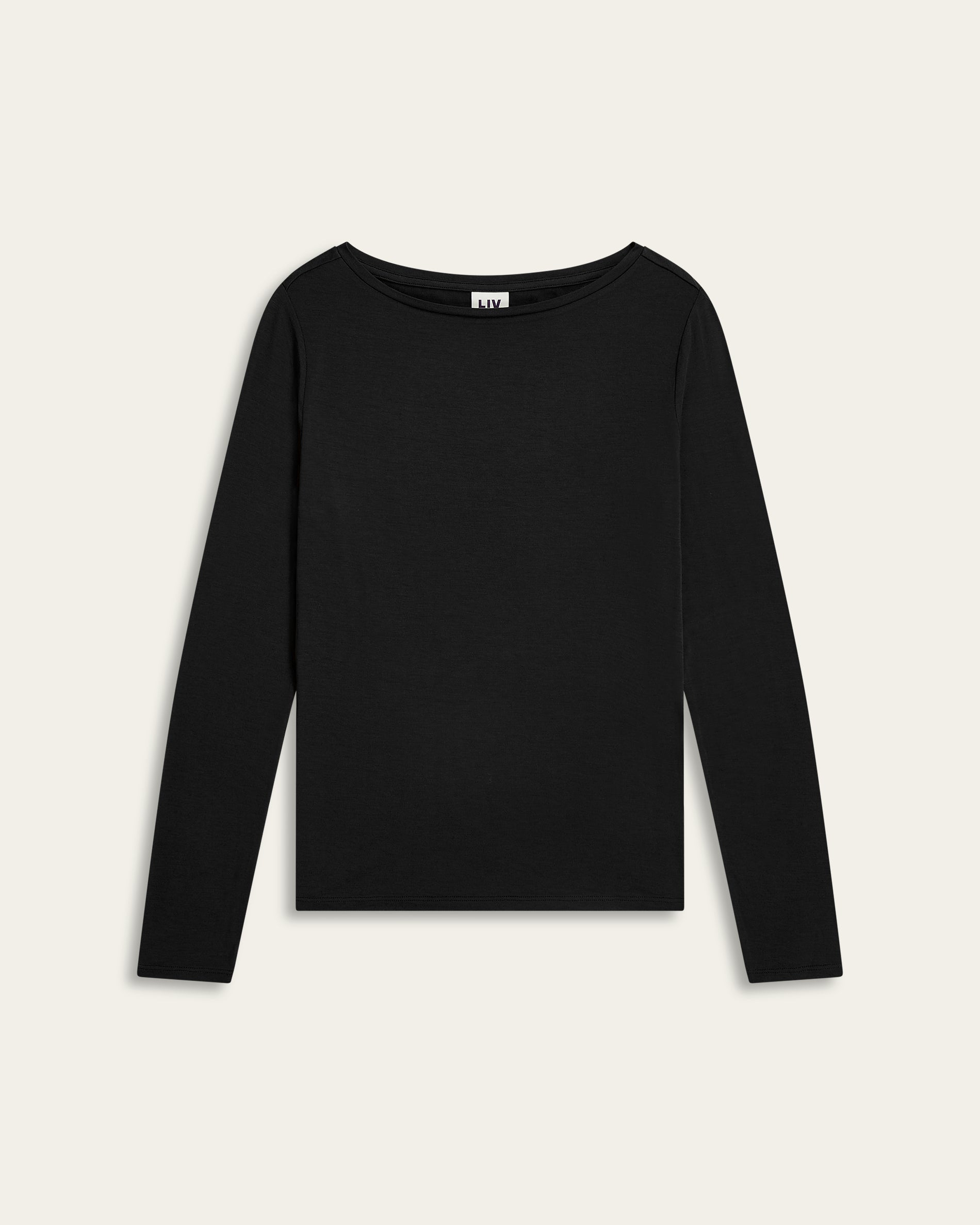 Boatneck Knit - Black