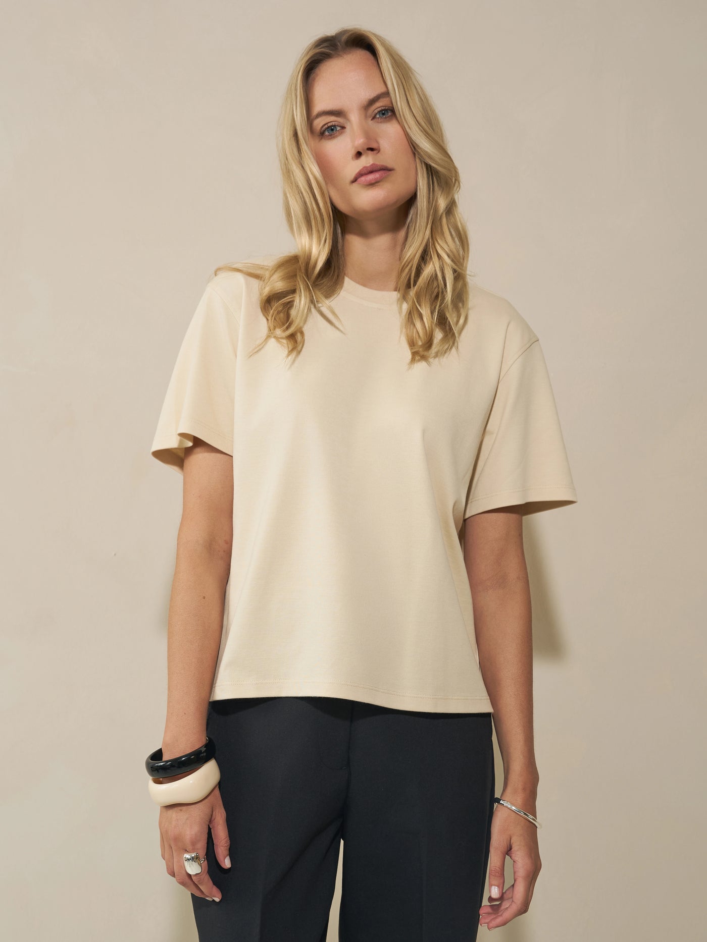Gen 1: Boxy T-shirt - Beige