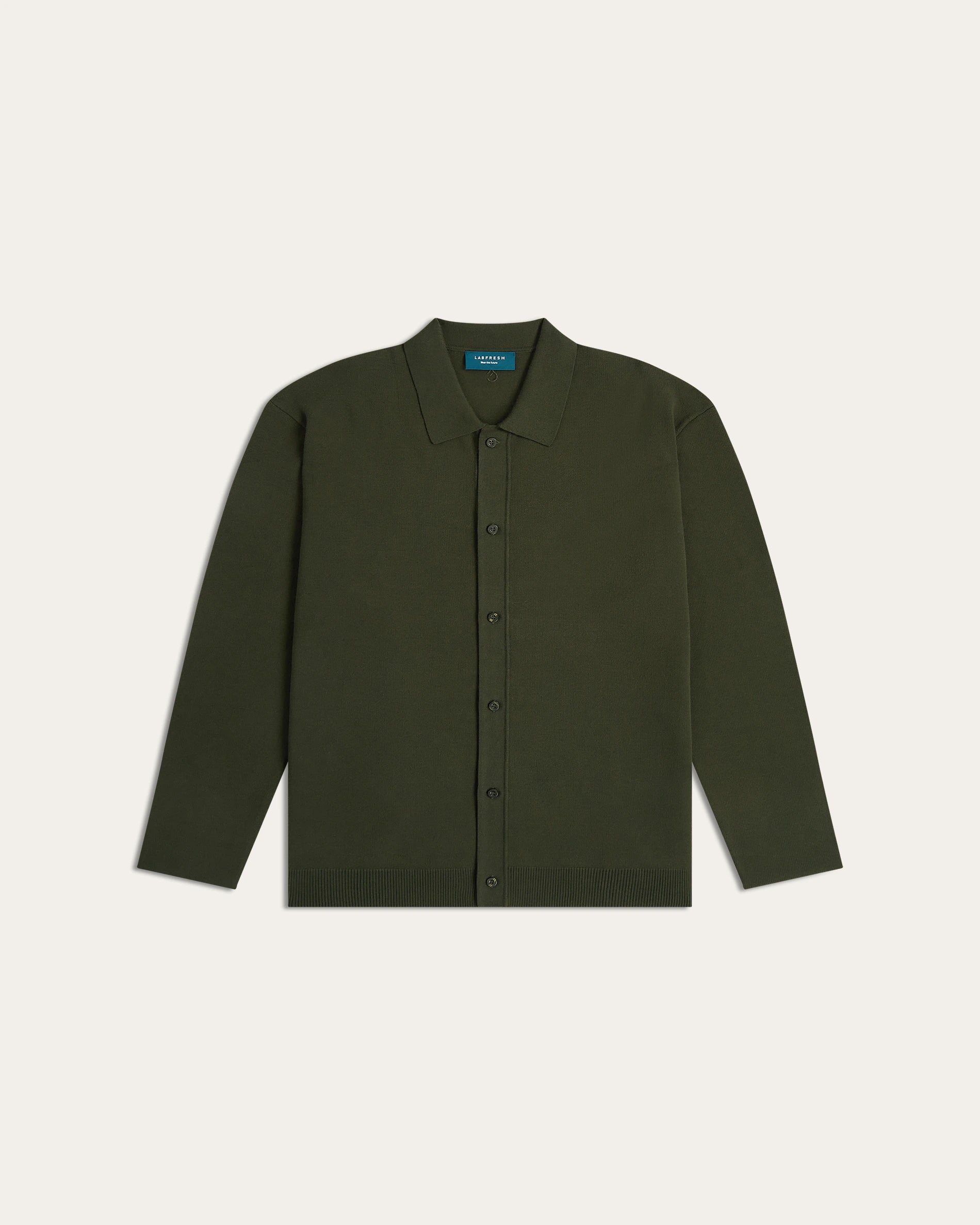 Jacquard Cardigan Dark Green