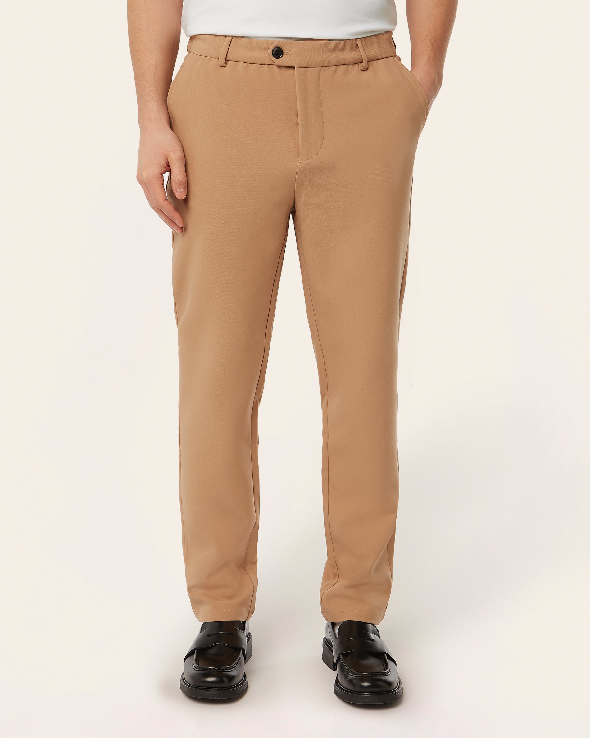 Regular Classic Pants Light Camel