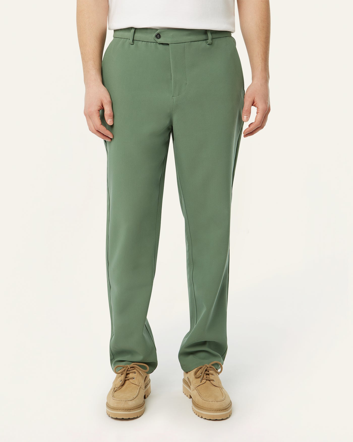 Straight Classic Pants Grass Green