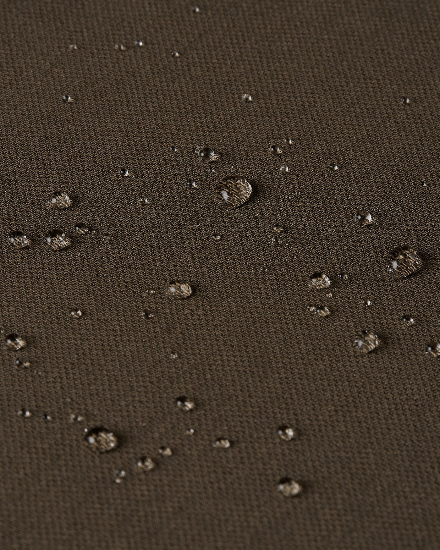 Knitted non-iron shirt Dark Brown