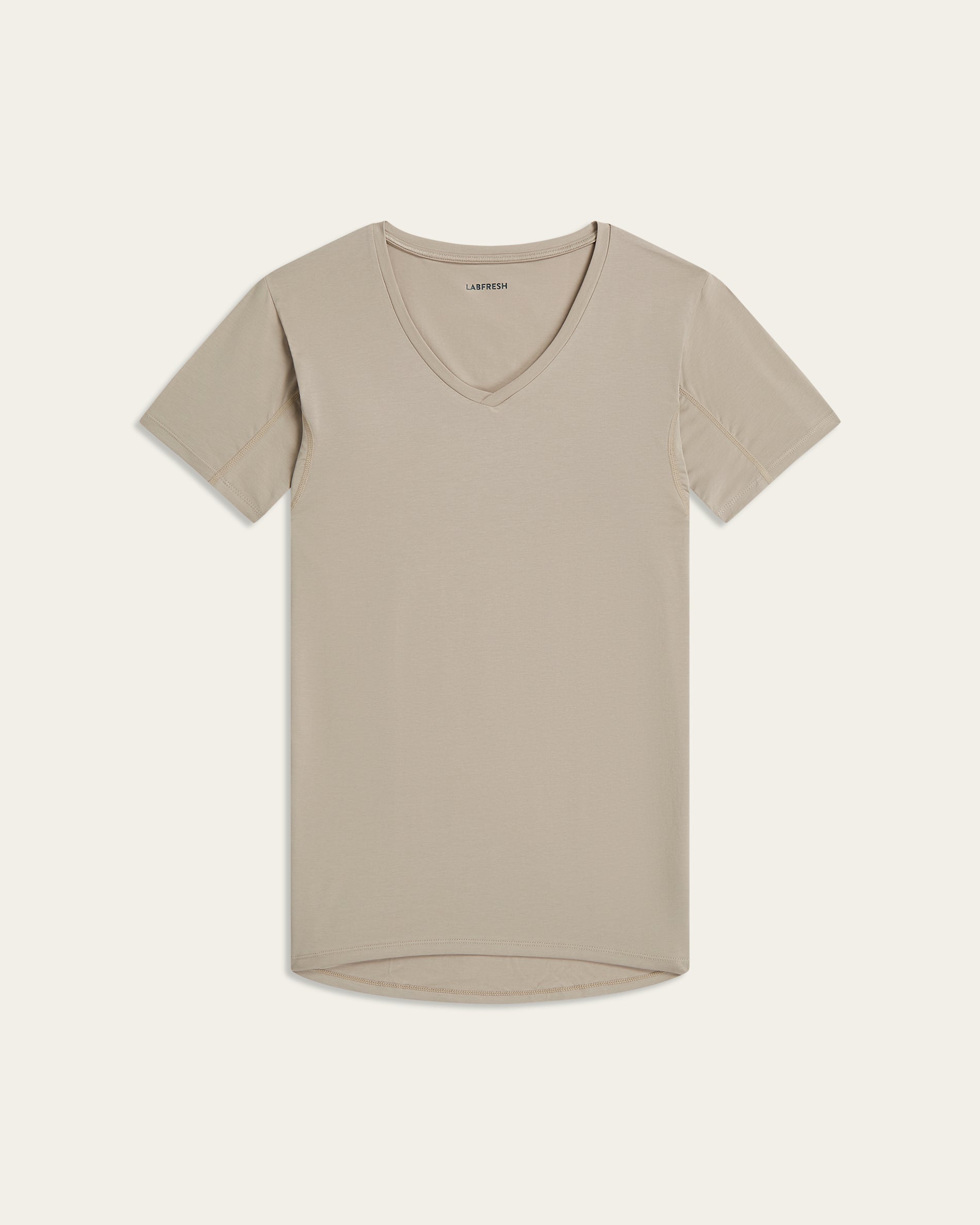 V-neck Sweat-proof undershirt khaki